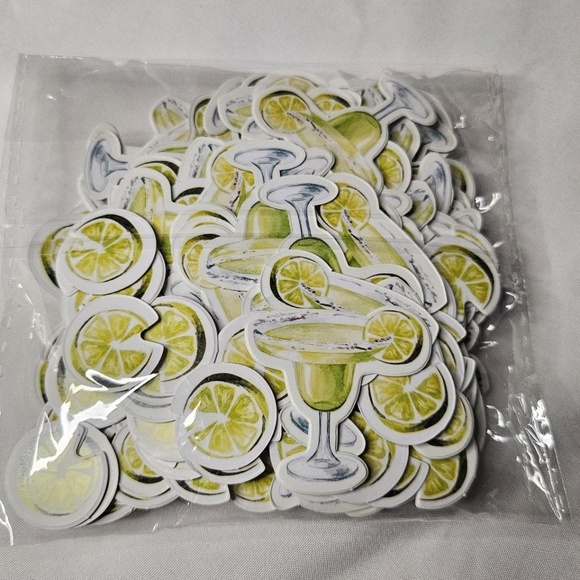 New Tini Bit Older Lime Martini Birthday Party Green Banner Confetti Margarita - Picture 10 of 12